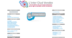 Desktop Screenshot of intercludvendee.fr